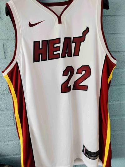Camiseta NBA Heat blanca - miniatura 1