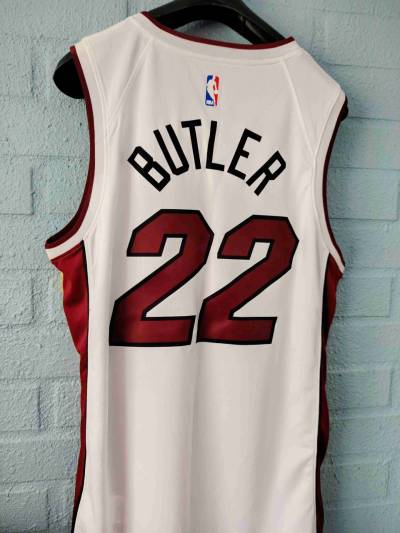 Camiseta NBA Heat blanca - miniatura 2
