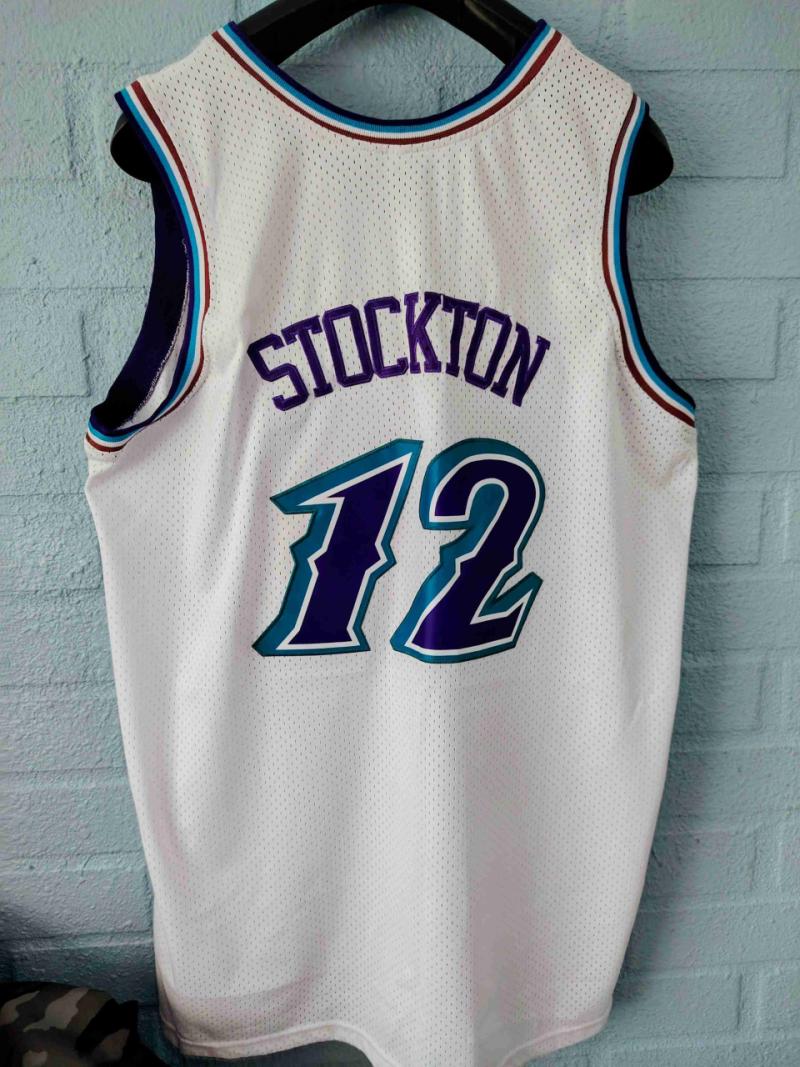 Camiseta Utah Jazz blanca retro - 2