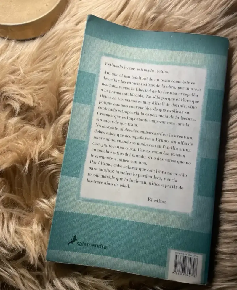 Libro 'El niño con el pijama de rayas' - 3