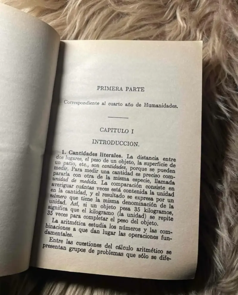 Libro Álgebra Curso de Matemáticas de Pruschle - 2