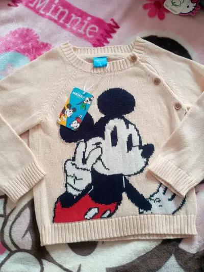 Suéter niño Mickey Mouse beige - miniatura 1
