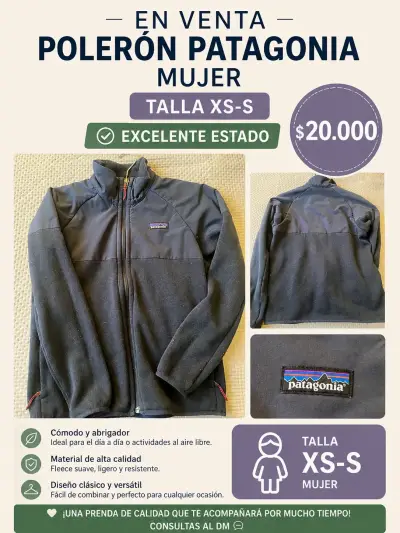 Polerón Patagonia Mujer XS-S - miniatura 1