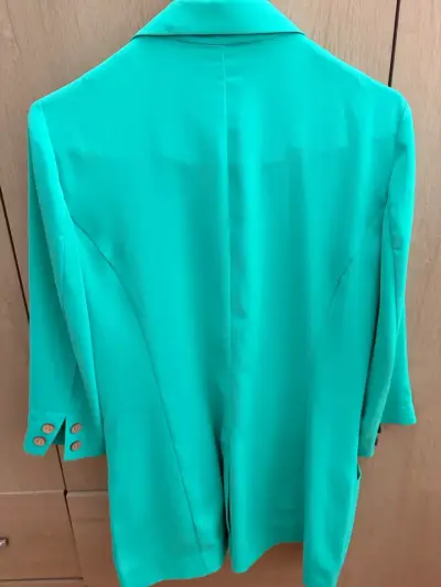 Blazer verde esmeralda dama - miniatura 3