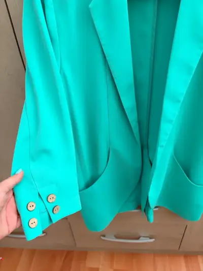 Blazer verde esmeralda dama - miniatura 4
