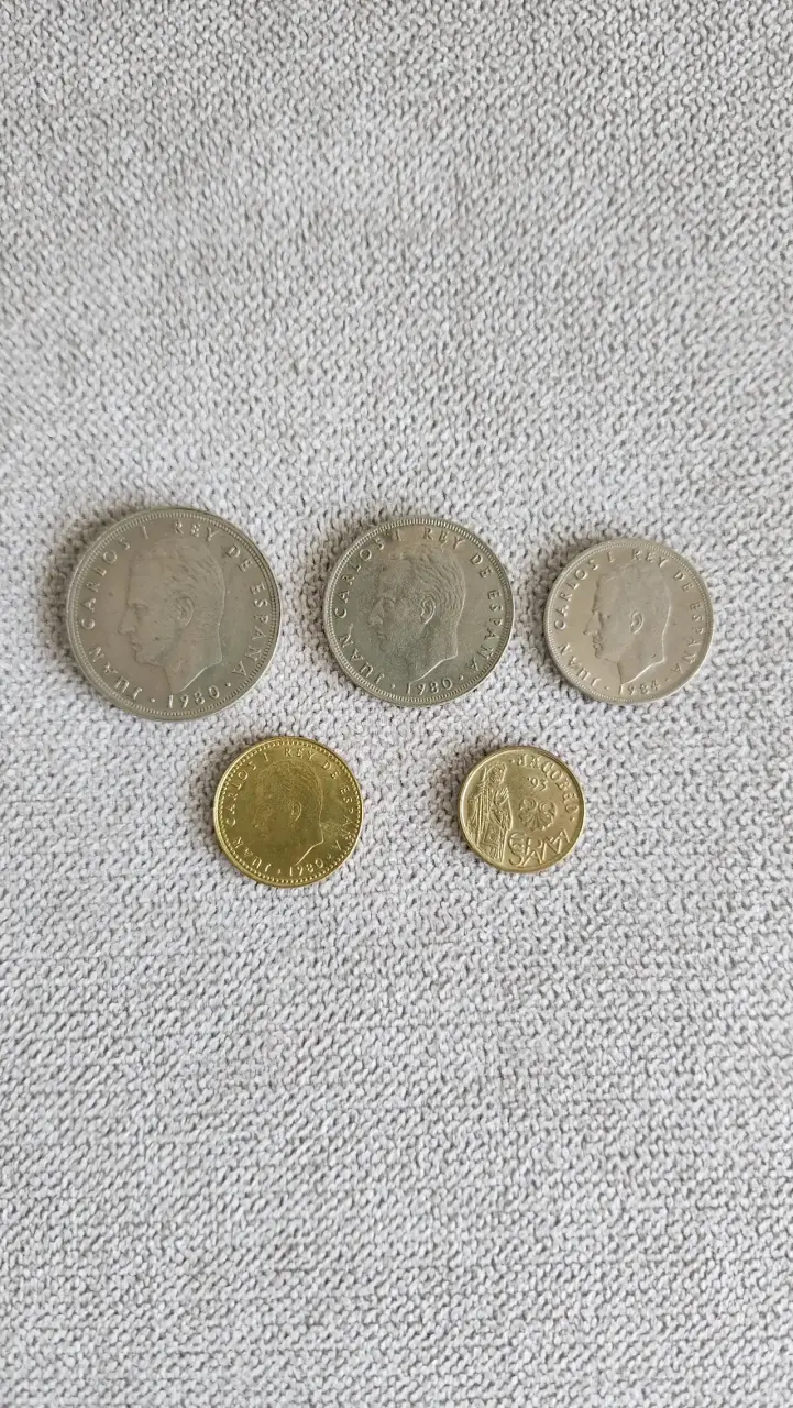 Monedas pesetas antiguas de España - 2
