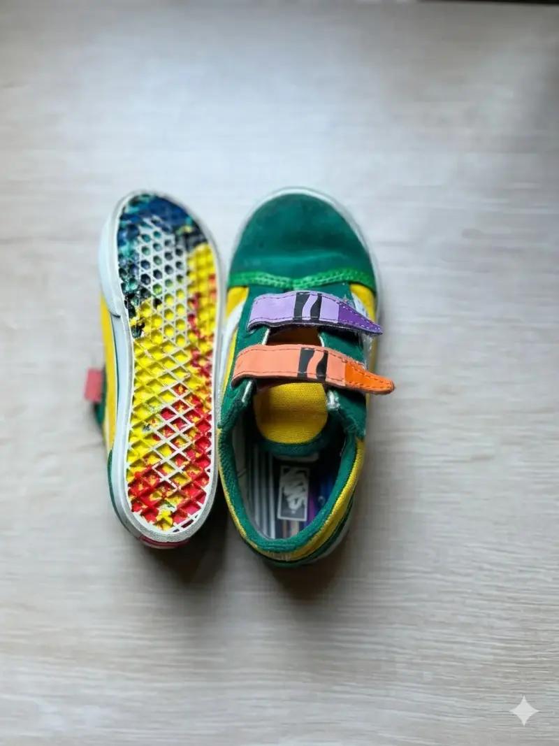Zapatillas infantiles coloridas VANS Crayola - 2