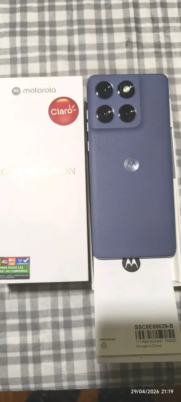Moto Edge 60 Fusion azul