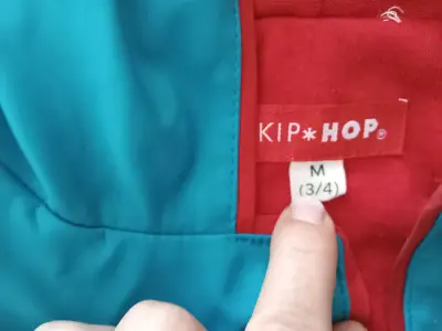 Chaqueta infantil impermeable azul - miniatura 6