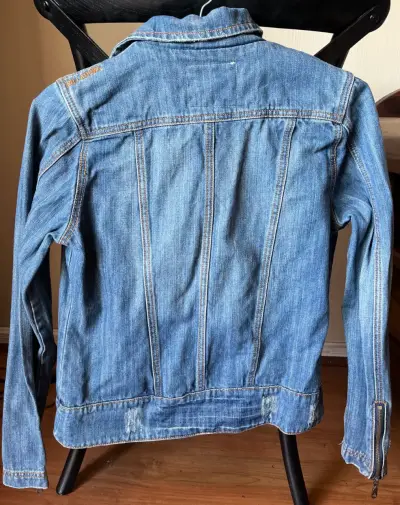 Chaqueta Billabong de mezclilla tipo Biker - miniatura 4