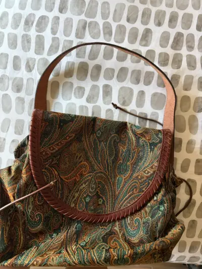 Cartera estampada vintage - miniatura 1