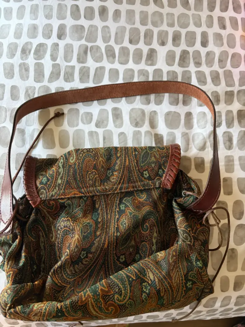 Cartera estampada vintage - 2