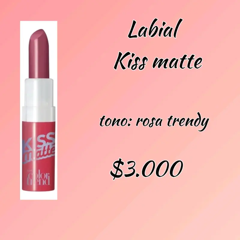 Labial Kiss Matte Rosa