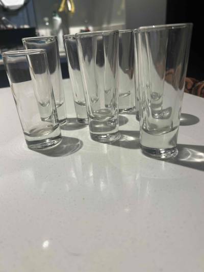 Set de 6 vasos de vidrio - miniatura 1