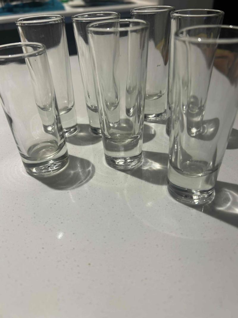 Set de 6 vasos de vidrio - 2