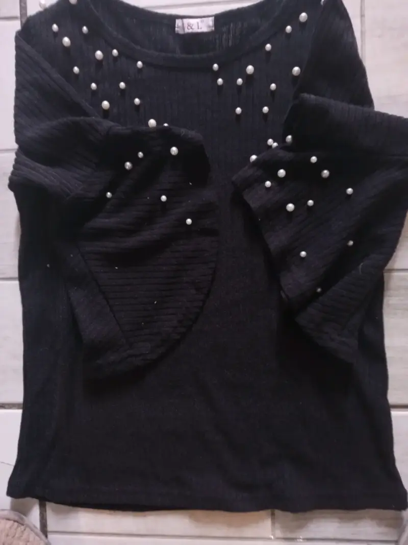 Jeans negros desgastados - 6
