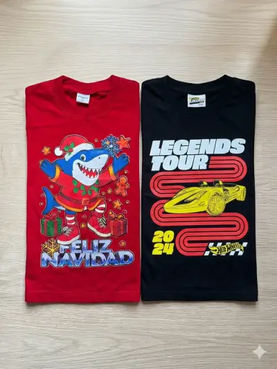 Pack 2 Poleras Niño: Hot Wheels Legends 2024 + Nav - miniatura 1