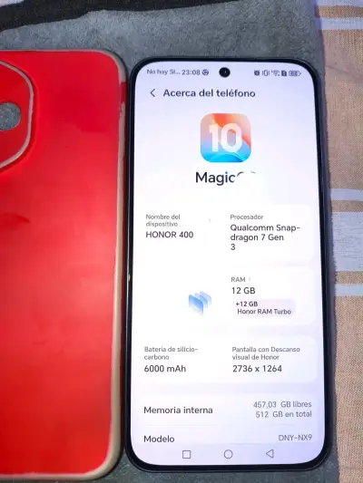 Smartphone Honor 400 con funda - miniatura 1