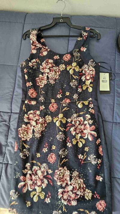 Vestido floreado azul - miniatura 1