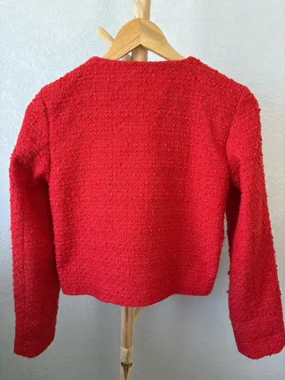 Chaqueta roja de lana - miniatura 4