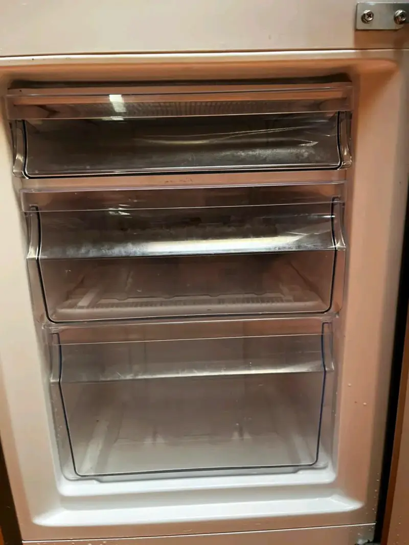 Refrigerador dos puertas gris - 5