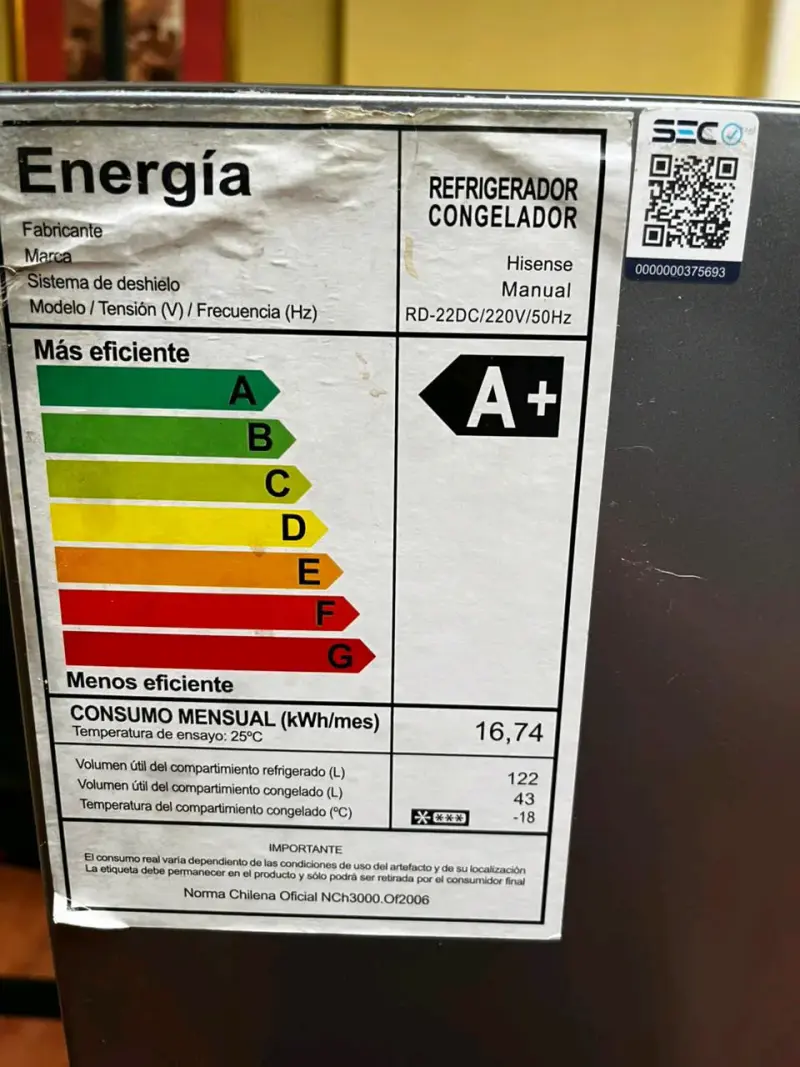 Refrigerador dos puertas gris - 6