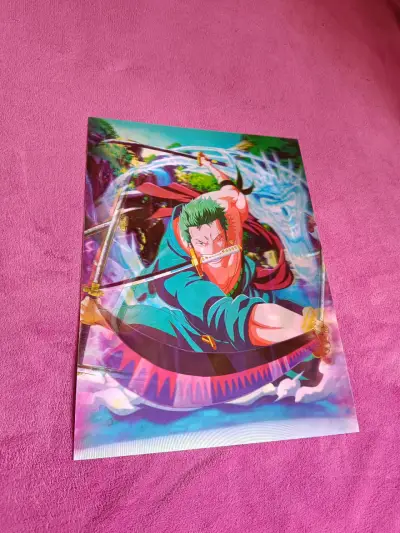 Poster 3D Zoro Roronoa anime - miniatura 4