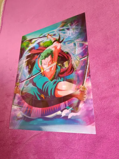 Poster 3D Zoro Roronoa anime - miniatura 6