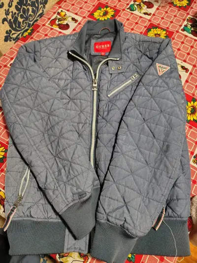 Chaqueta Guess acolchada azul - miniatura 1