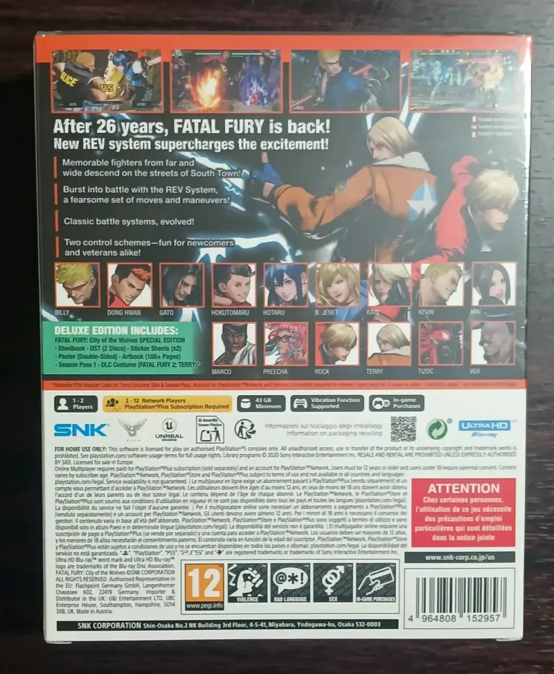Juego PS5 Fatal Fury nuevo - 2