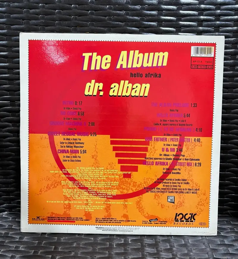 Vinilo Dr. Alban The Album - 2
