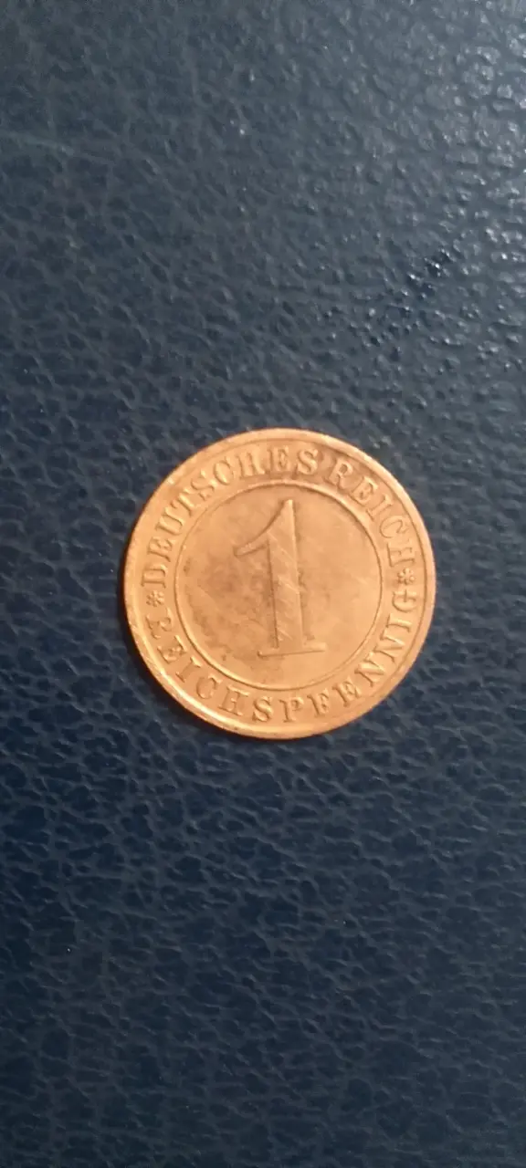 Moneda antigua Alemania 1 reichspfennig 1936 - 2
