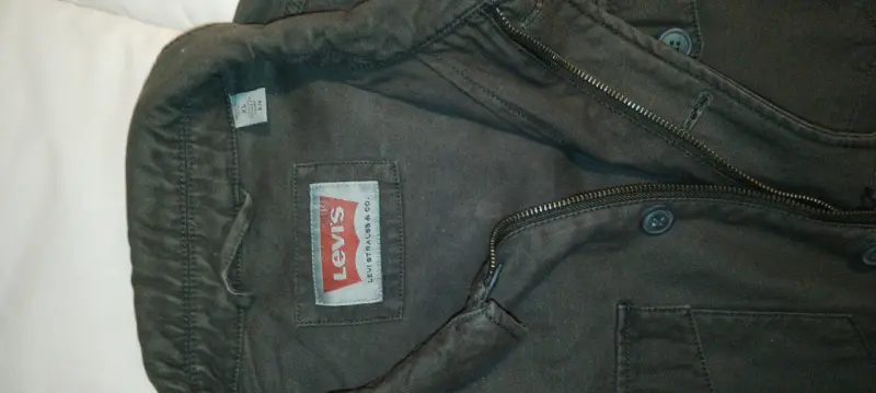 Chaqueta marrón con bolsillos Levi's nueva sin eti - 4
