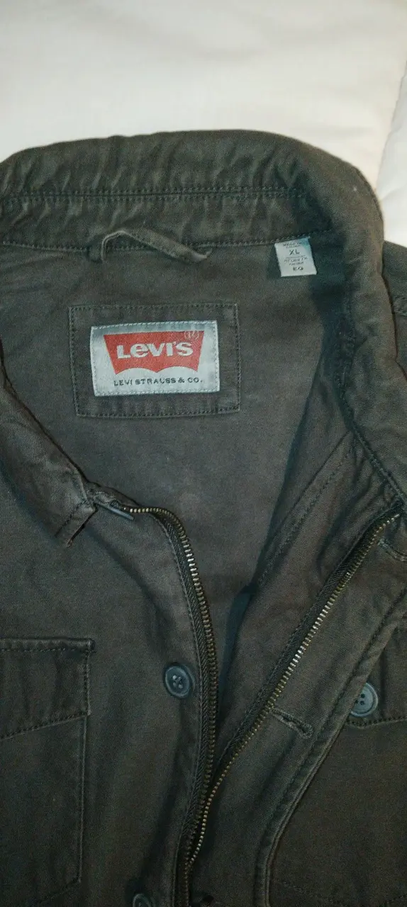 Chaqueta marrón con bolsillos Levi's nueva sin eti - 5