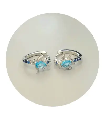 Aros plata esterlina 925 - miniatura 2
