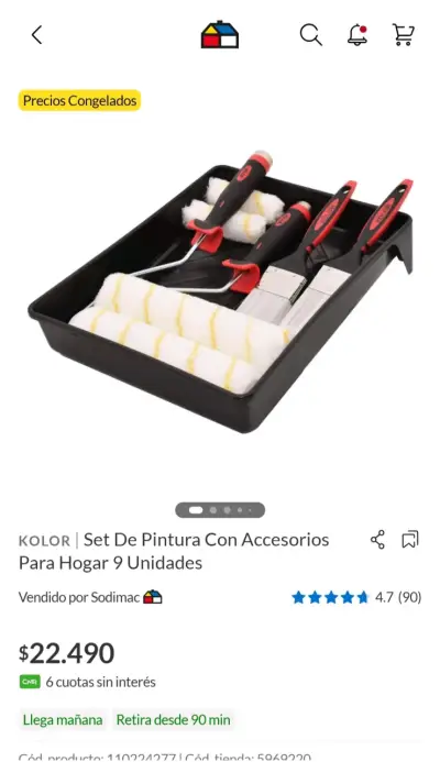 Kit de pintura de 9 piezas Kolor - miniatura 3