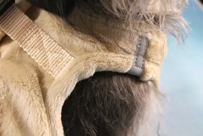 Arnés plush peludo para perros - miniatura 4