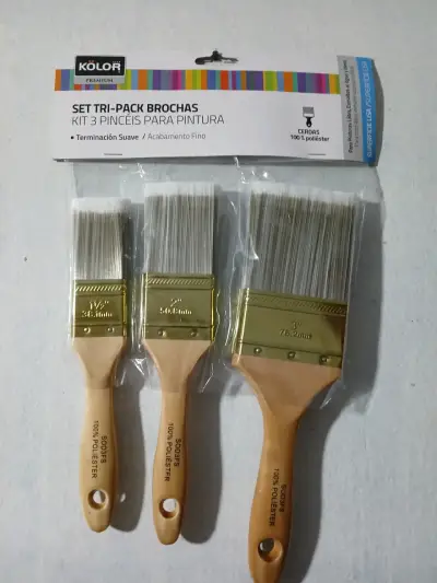 Set de 3 brochas para pintura - miniatura 1