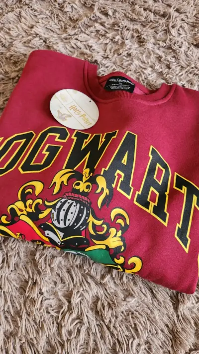 Polerón Hogwarts burdeo - miniatura 1