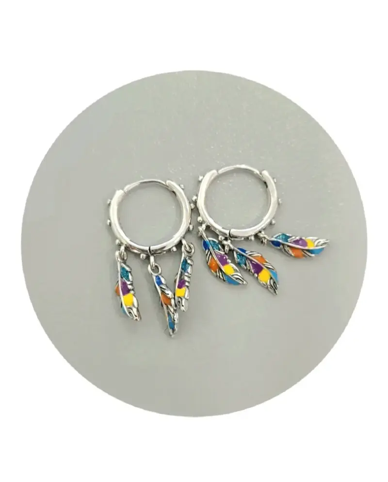 Aros plata esterlina 925 - 3