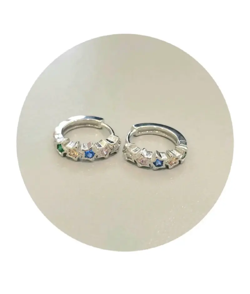 Aros plata esterlina 925 - 5