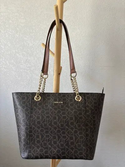 Cartera Calvin Klein marrón - miniatura 1