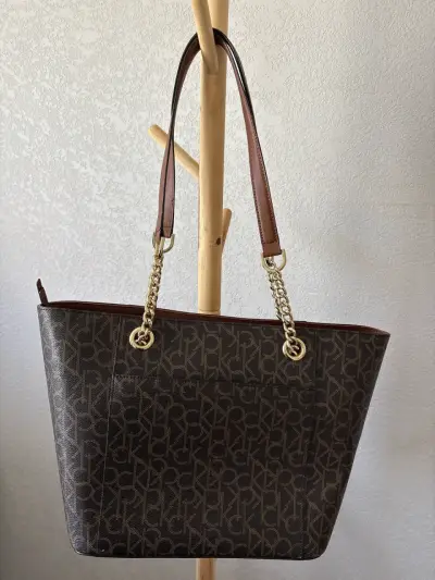 Cartera Calvin Klein marrón - miniatura 2
