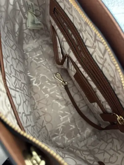 Cartera Calvin Klein marrón - miniatura 4