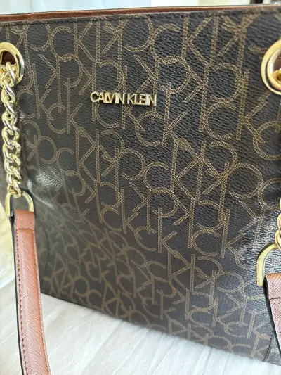 Cartera Calvin Klein marrón - miniatura 5