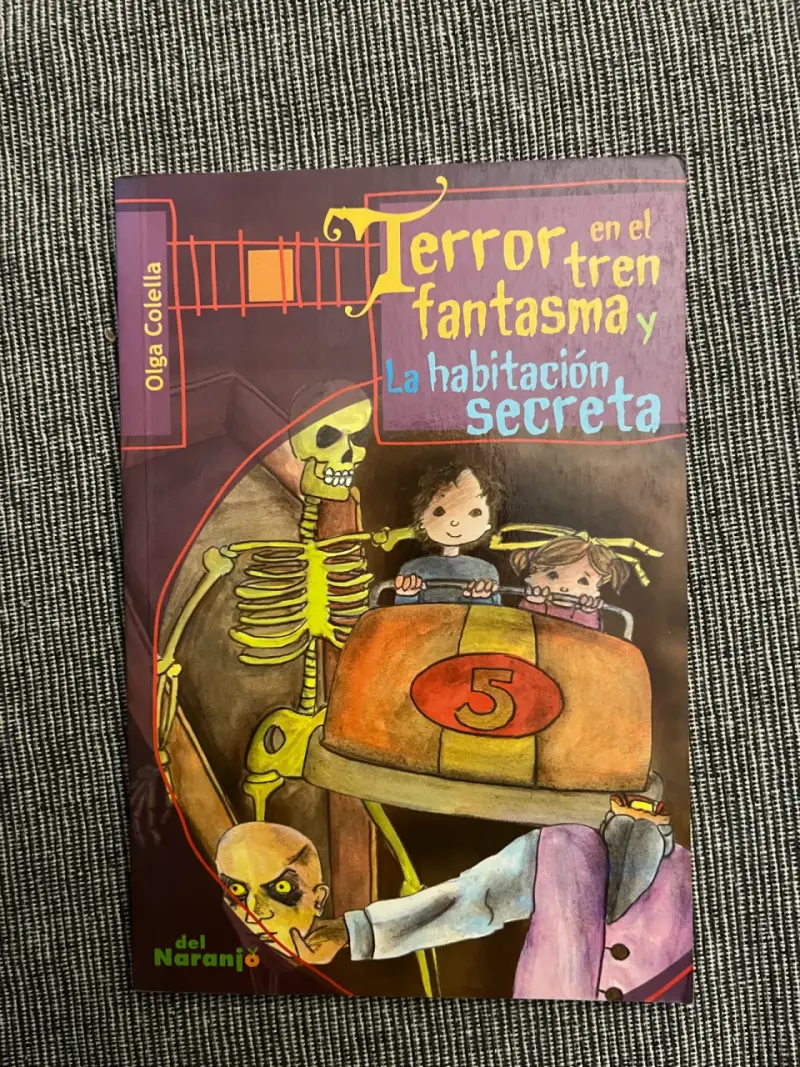 Libro Terror en el tren fantasma