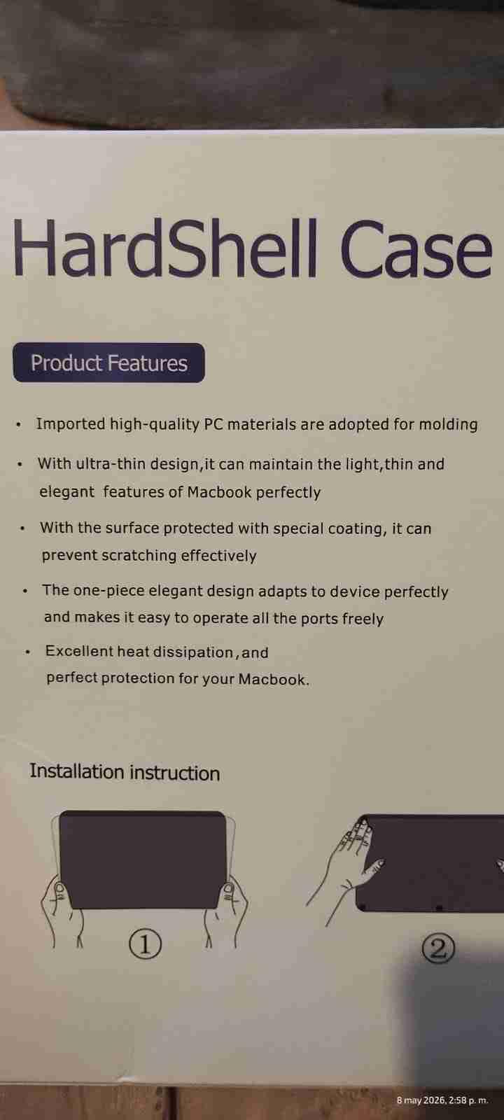Carcasa rígida para Macbook Air 13 - 4