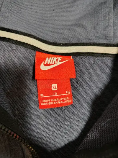Polerón  azul Nike tech - miniatura 2