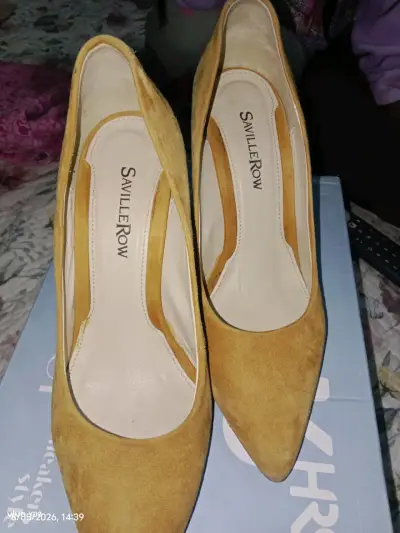 Zapatos de tacón Saville Row mostaza - miniatura 1
