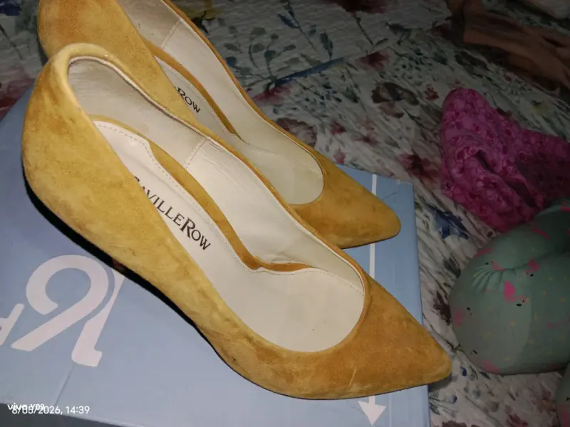 Zapatos de tacón Saville Row mostaza - 2